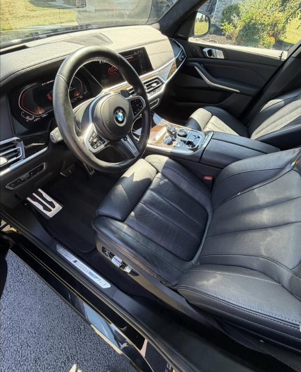 Detailed BMW interior